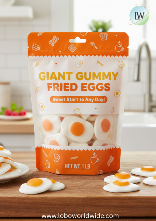 Giant Gummy Fried Eggs(Various Sizes)
