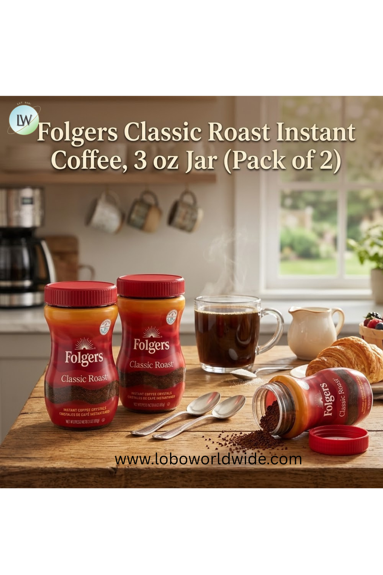 Folgers Classic Roast Instant Coffee