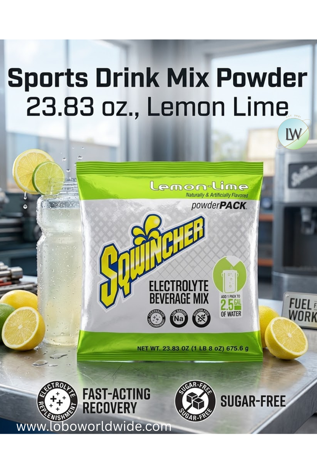Sports Drink Mix Powder 23.83 oz.(Various Flavours)