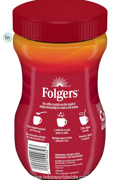 Folgers Classic Roast Instant Coffee