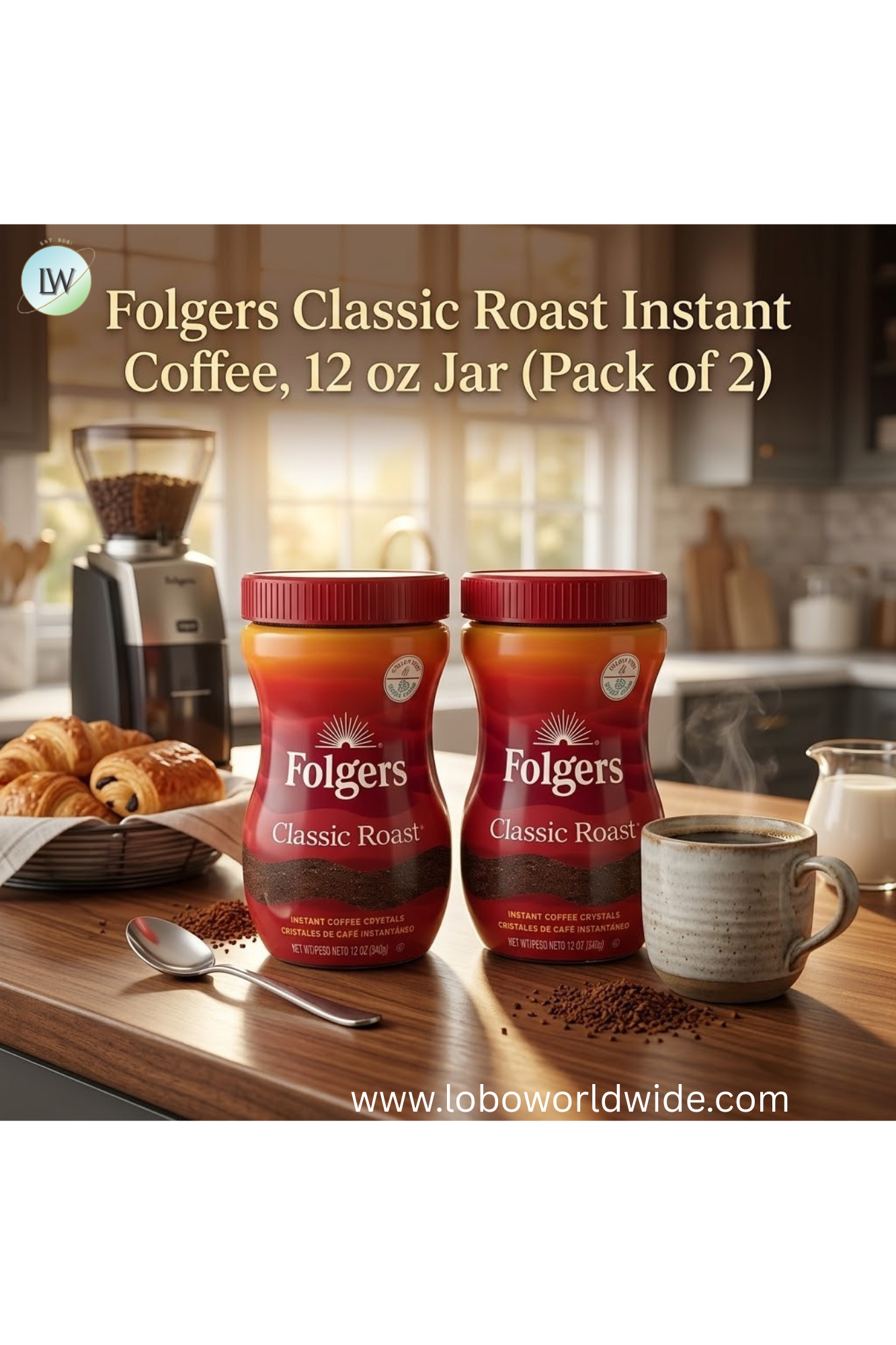 Folgers Classic Roast Instant Coffee