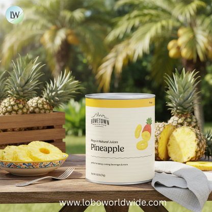 Hometown Provisions #10 Can Pineapple in Natural Juice - 6/Case
