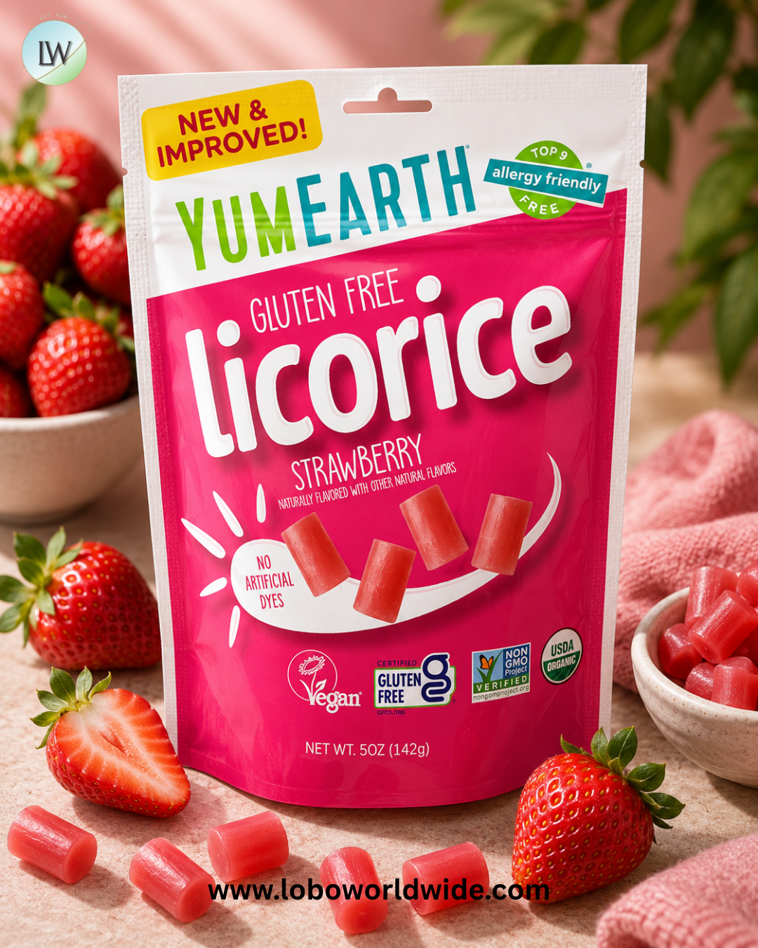 YumEarth, Gluten Free Licorice, 5 oz (142 g)