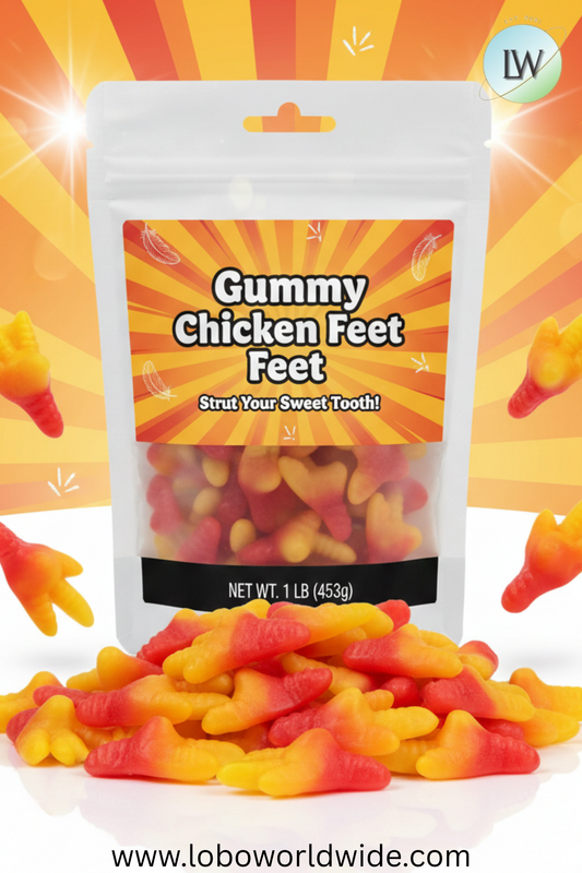 Gummy Chicken Feet (Various Sizes)