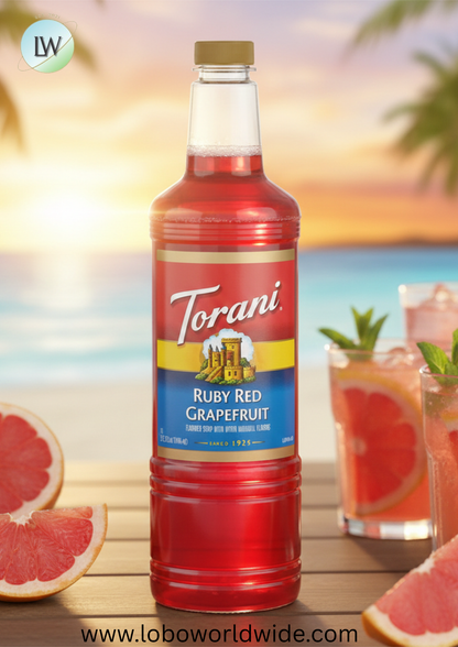 Torani Syrup Plastic Bottle 1 Liter - 6/Case (Various Flavors)
