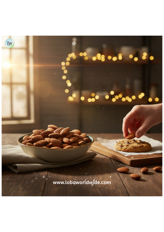 Roasted Unsalted Almonds 25 lb.