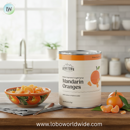 Hometown Provisions #10 Can Mandarin Orange Segments in Light Syrup