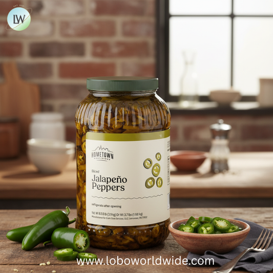 Hometown Provisions pickled peppers 1 Gallon - 4/Case