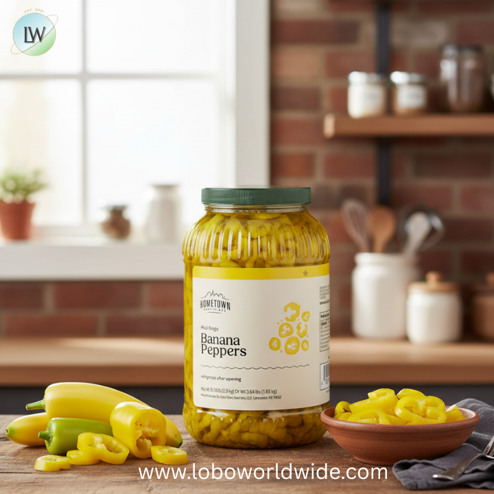 Hometown Provisions pickled peppers 1 Gallon - 4/Case