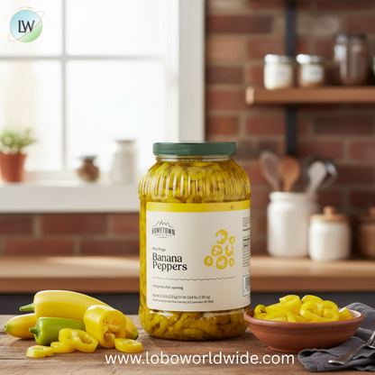 Hometown Provisions pickled peppers 1 Gallon - 4/Case