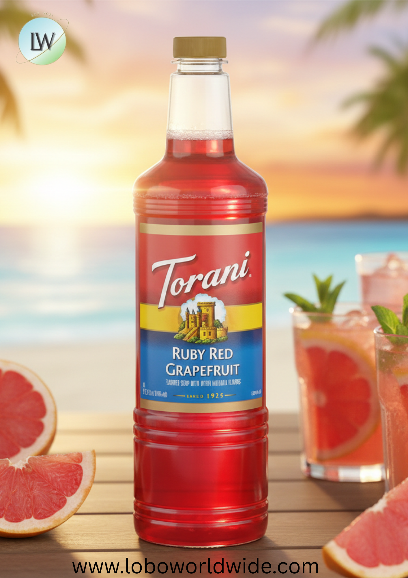 Torani Flavoring Syrup Plastic Bottle 1 Liter (Various Flavors)