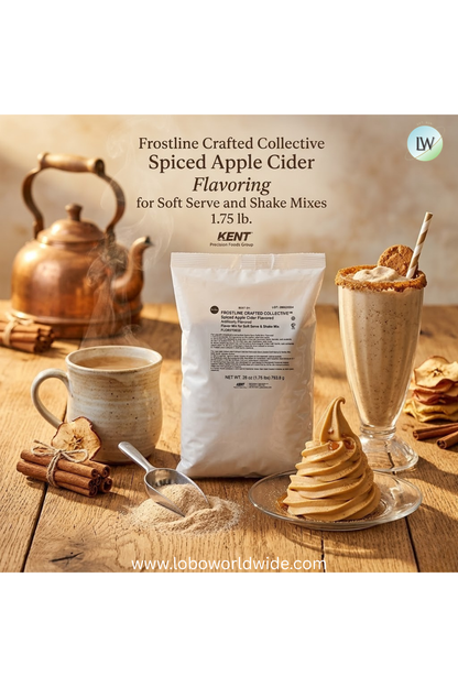 Frostline Spiced Apple Cider Soft Serve Mix, 1.75 lb.