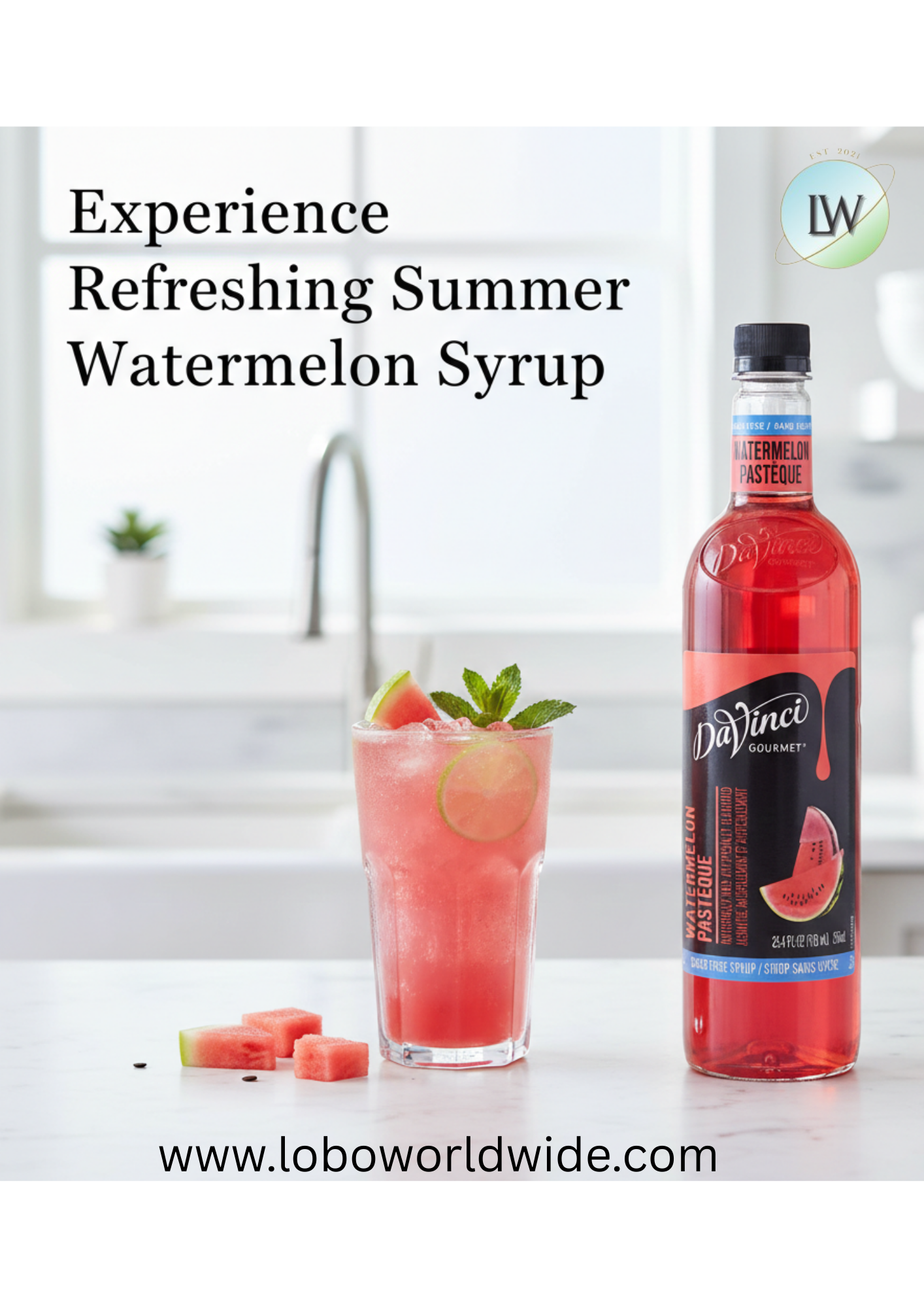 DaVinci Gourmet Sugar Free Flavoring Syrup 750 mL(Various Sizes)