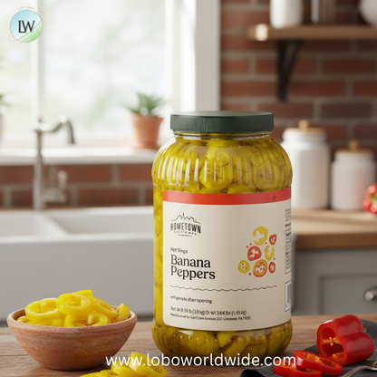 Hometown Provisions pickled peppers 1 Gallon - 4/Case