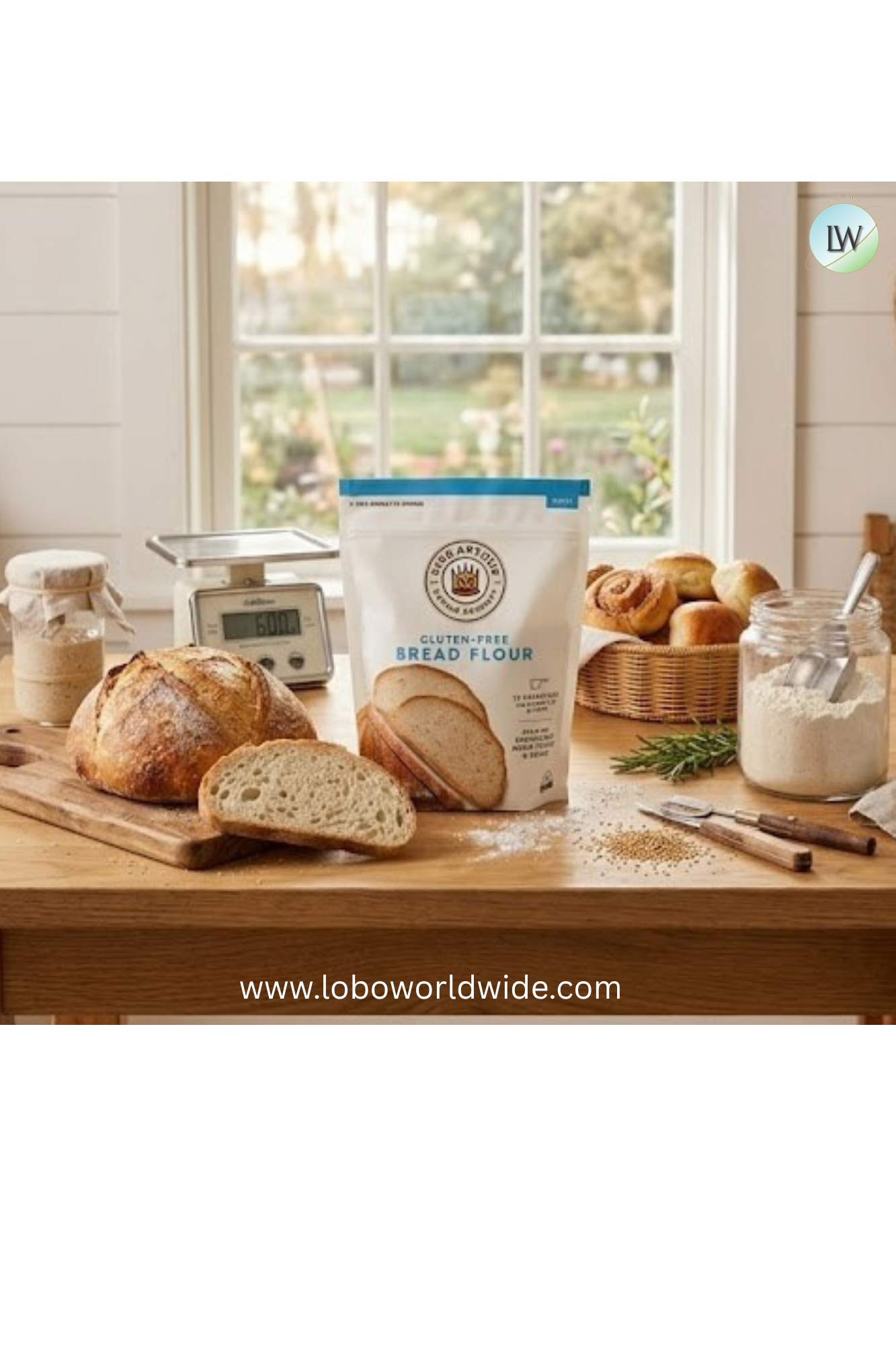 King Arthur, Gluten Free Bread Flour, 2 lb, 1 Bag