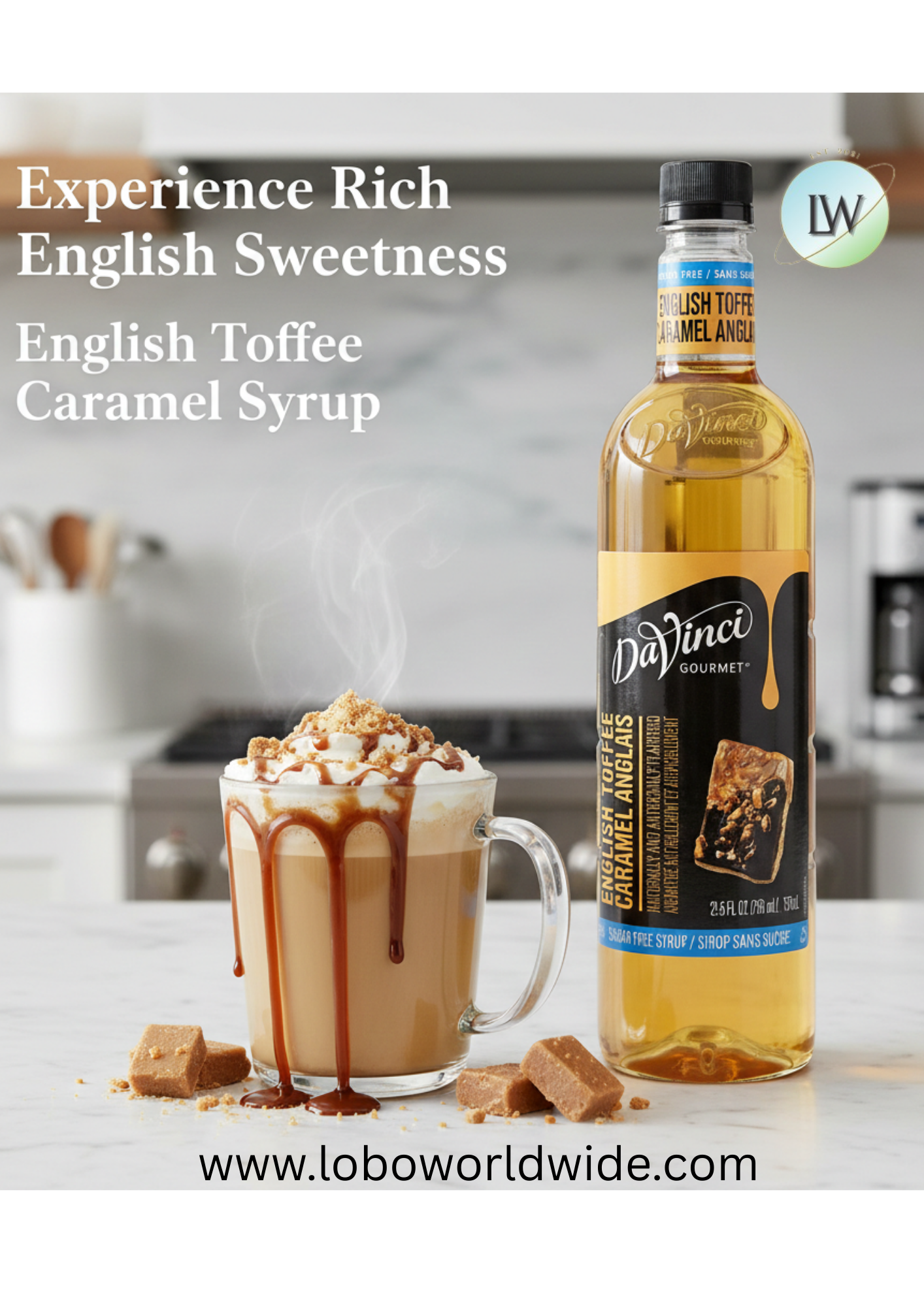 DaVinci Gourmet Sugar Free Flavoring Syrup 750 mL(Various Sizes)