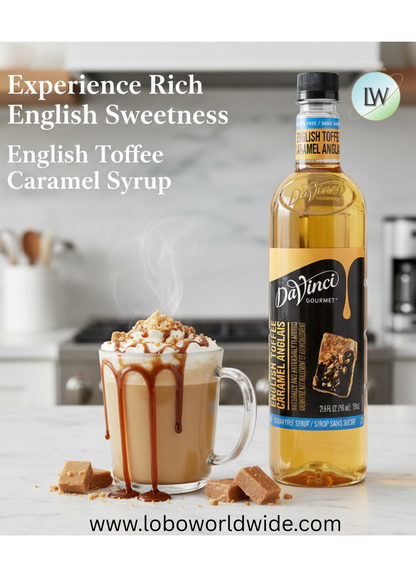 DaVinci Gourmet Sugar Free Flavoring Syrup 750 mL(Various Sizes)