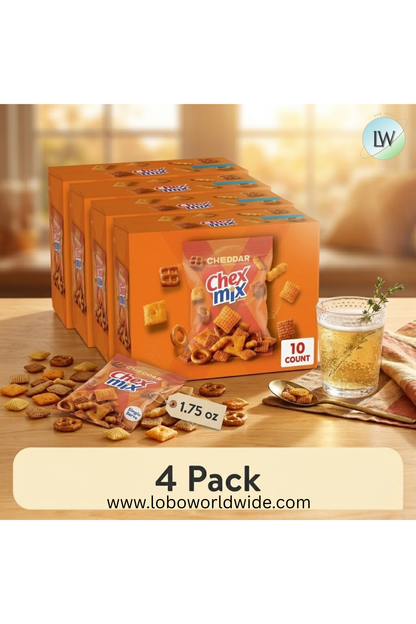 Chex Mix Cheddar Snack Mix, 1.75 oz (Various Sizes)