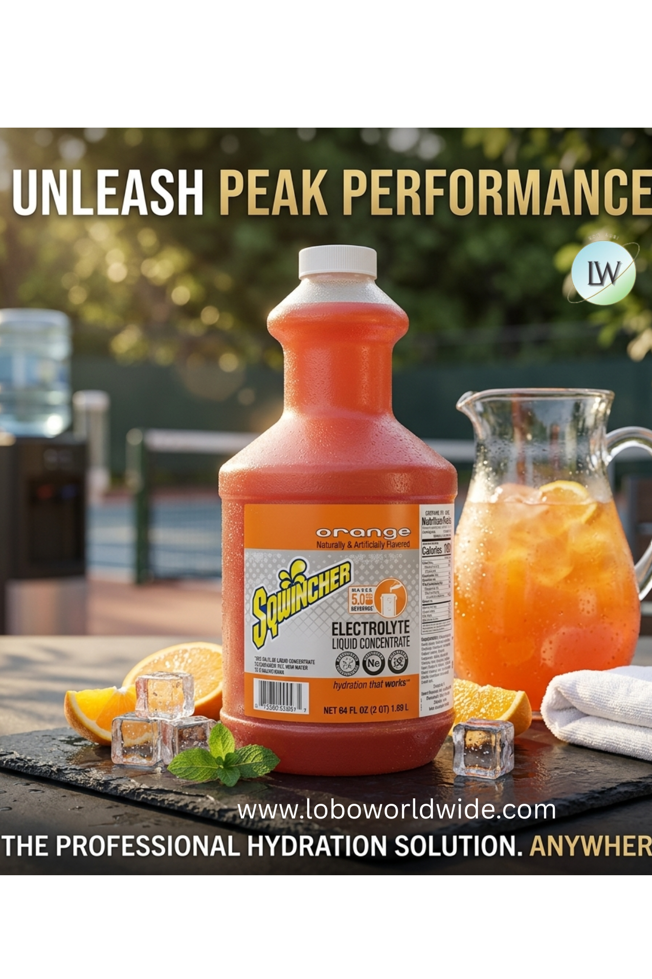Sports Drink Mix Powder 64 oz.(Various Flavours)