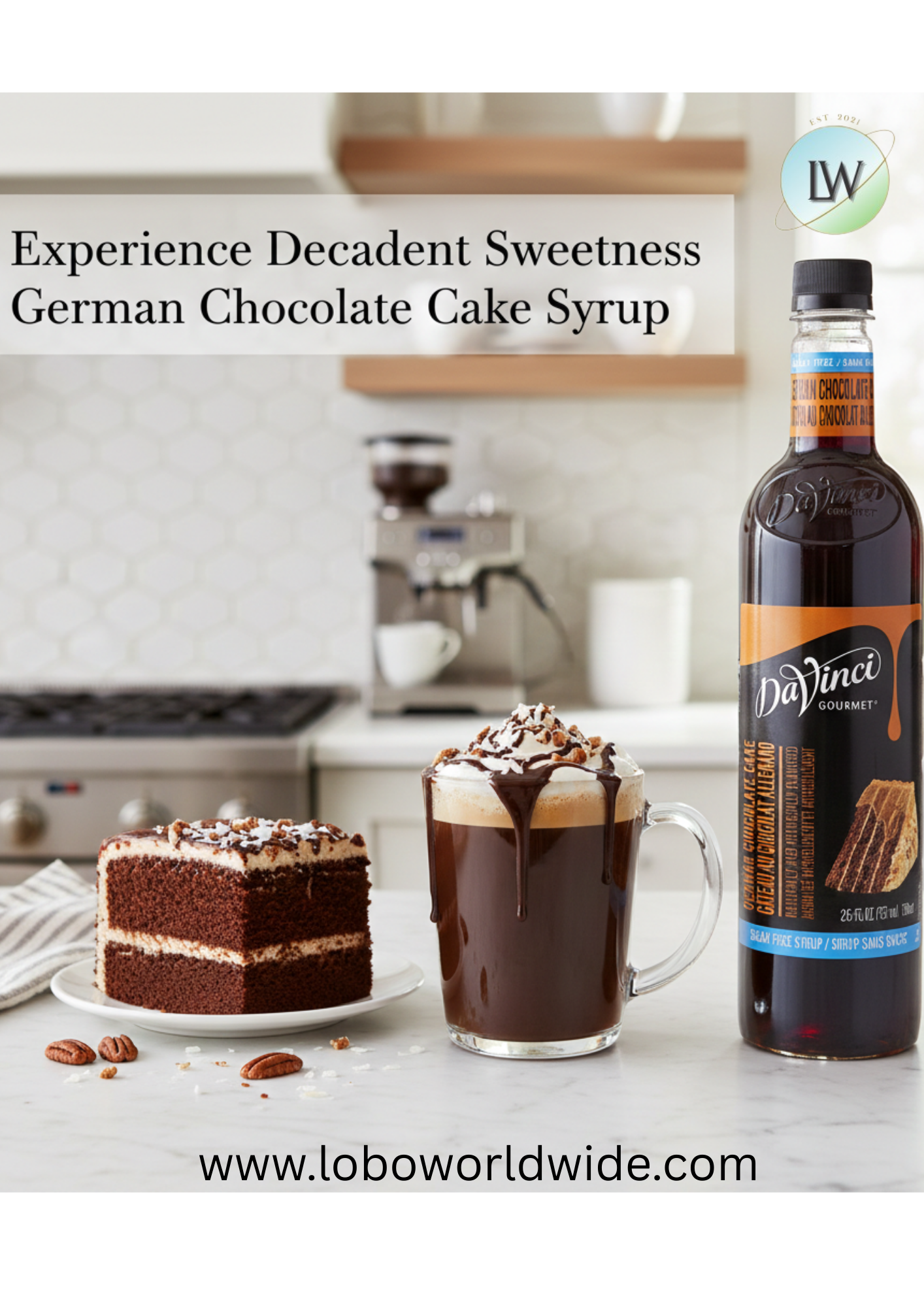 DaVinci Gourmet Sugar-Free Flavoring Syrup 750 mL - 4/Case (Various Flavors)
