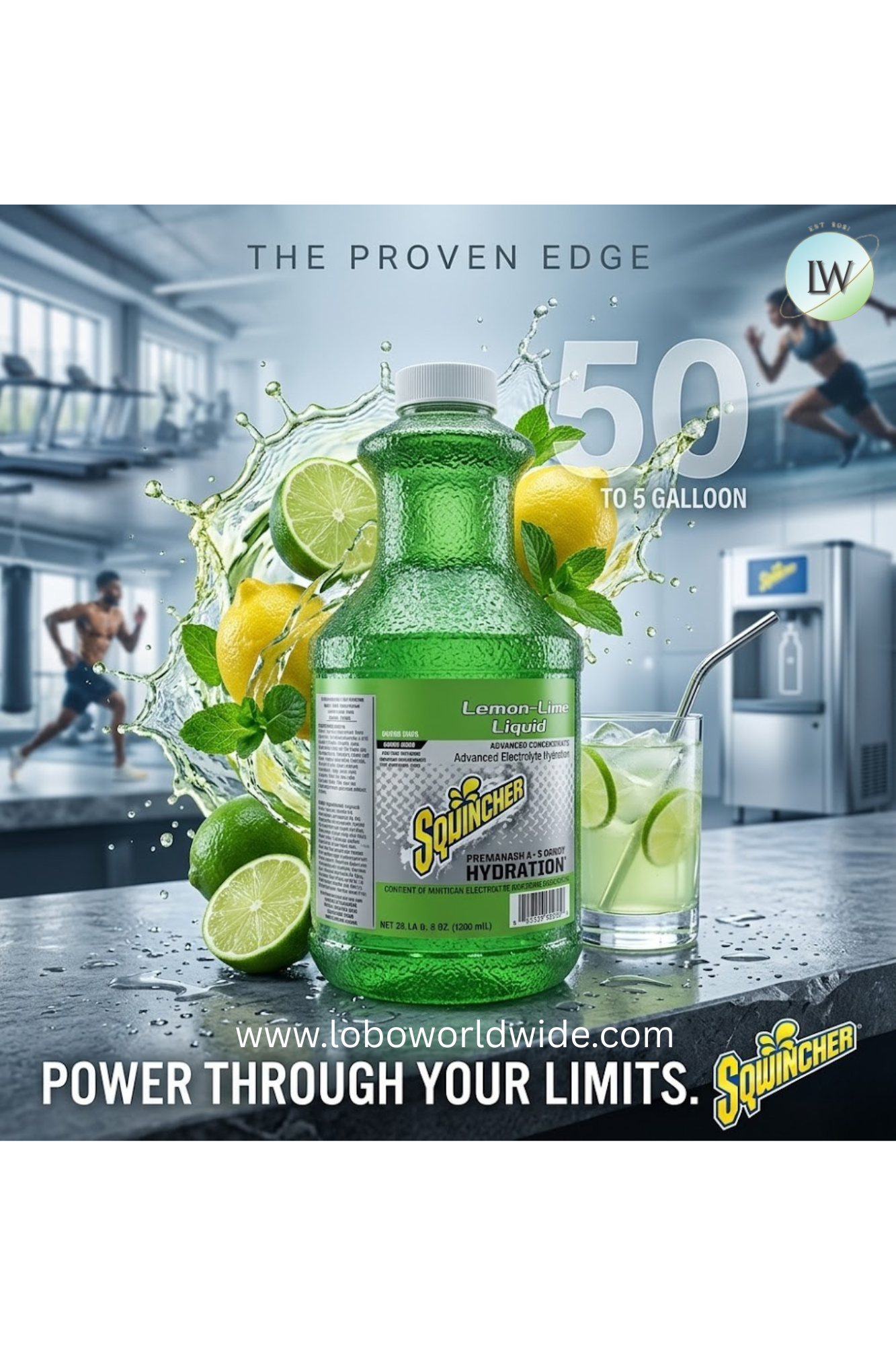 Sports Drink Mix Powder 64 oz.(Various Flavours)