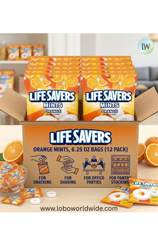 Life Savers, 6.25 oz Bags, (Pack of 12)(Various Flavours)