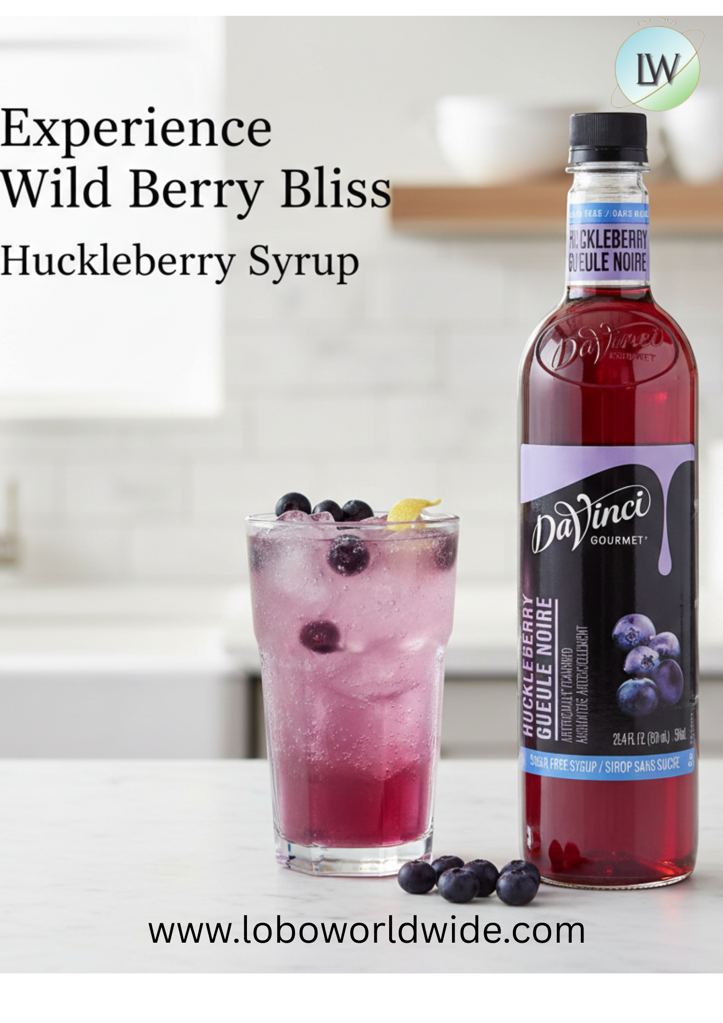 DaVinci Gourmet Sugar-Free Flavoring Syrup 750 mL - 4/Case (Various Flavors)