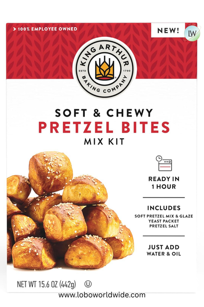 King Arthur Baking Company Soft & Chewy Pretzel Bites Mix Kit 15.6 oz.