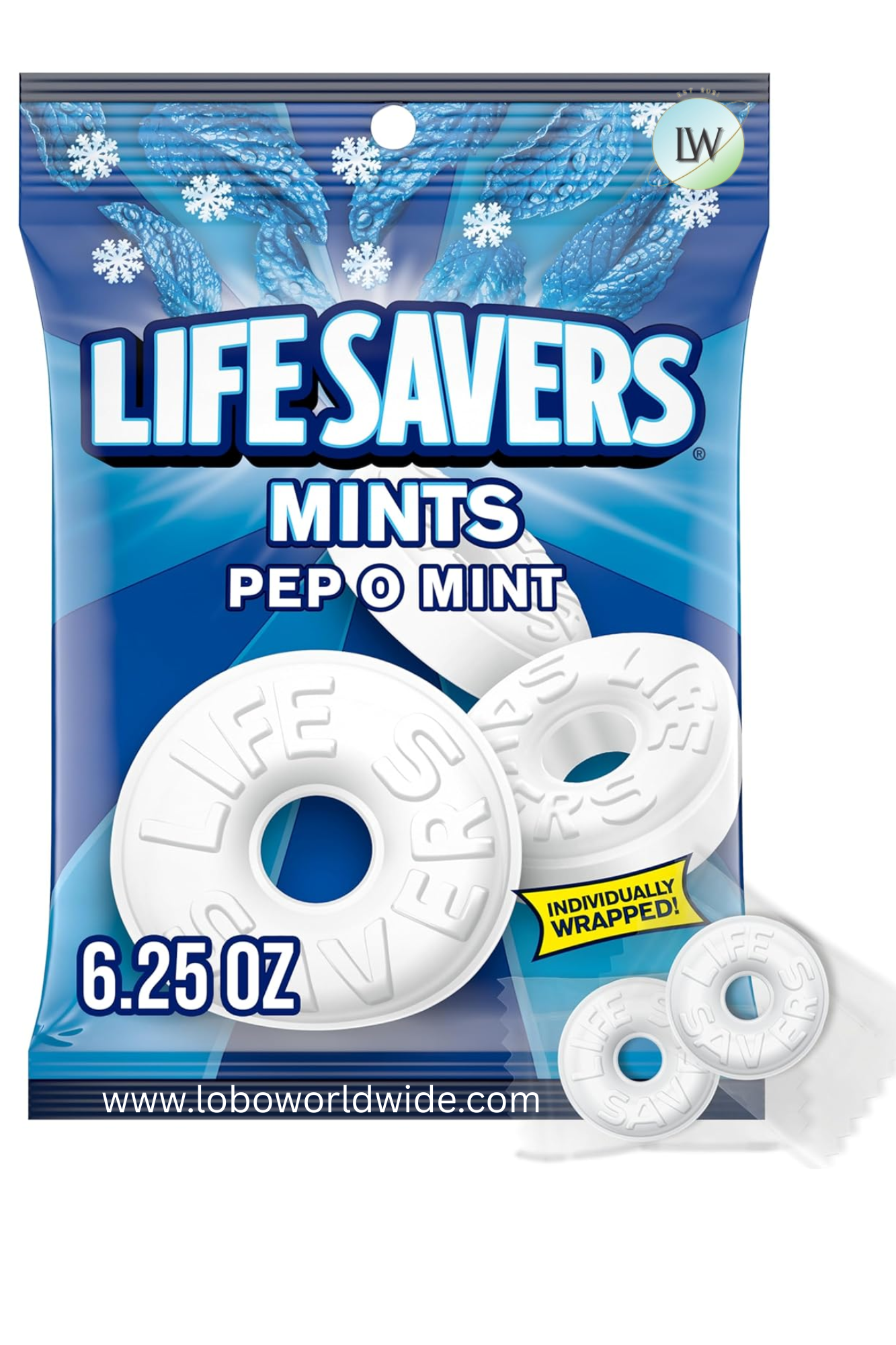 Life Savers, 6.25 oz Bags, (Pack of 12)(Various Flavours)