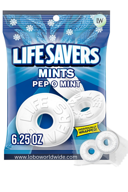 Life Savers, 6.25 oz Bags, (Pack of 12)(Various Flavours)