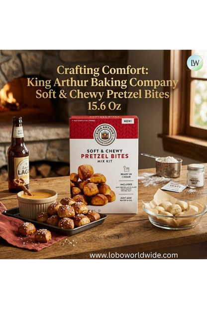 King Arthur Baking Company Soft & Chewy Pretzel Bites Mix Kit 15.6 oz.