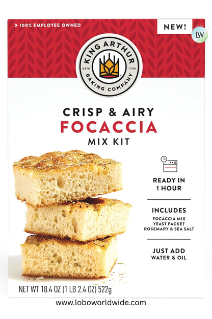 King Arthur Baking Company Crisp & Airy Focaccia Mix Kit 18.4 oz.
