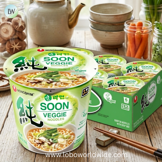 Nongshim Soon Noodle Soup, Veggie, 2.6 Ounce