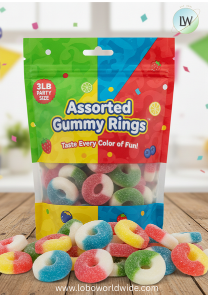 Assorted Gummy Rings(Various Sizes)