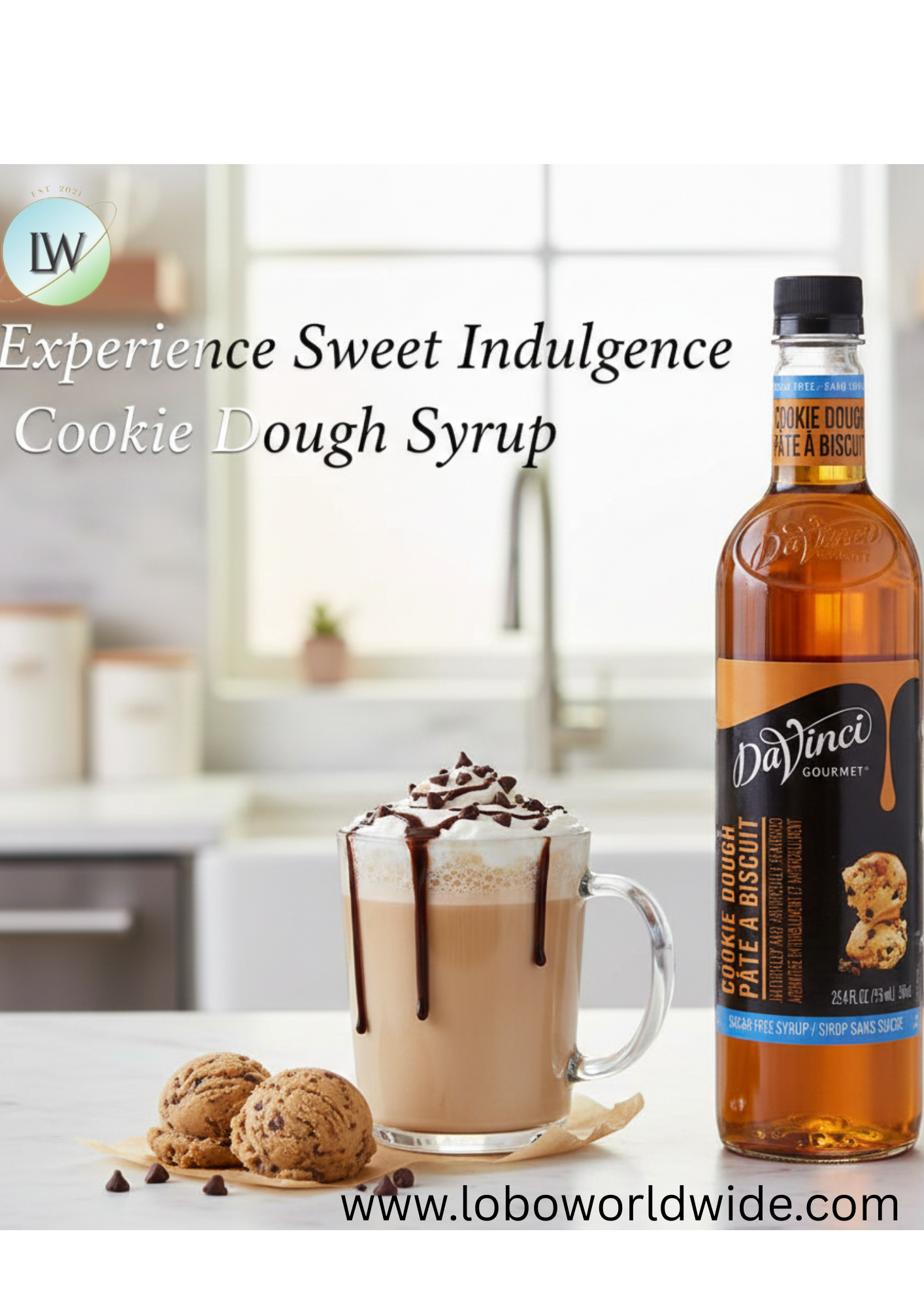 DaVinci Gourmet Sugar-Free Flavoring Syrup 750 mL - 4/Case (Various Flavors)