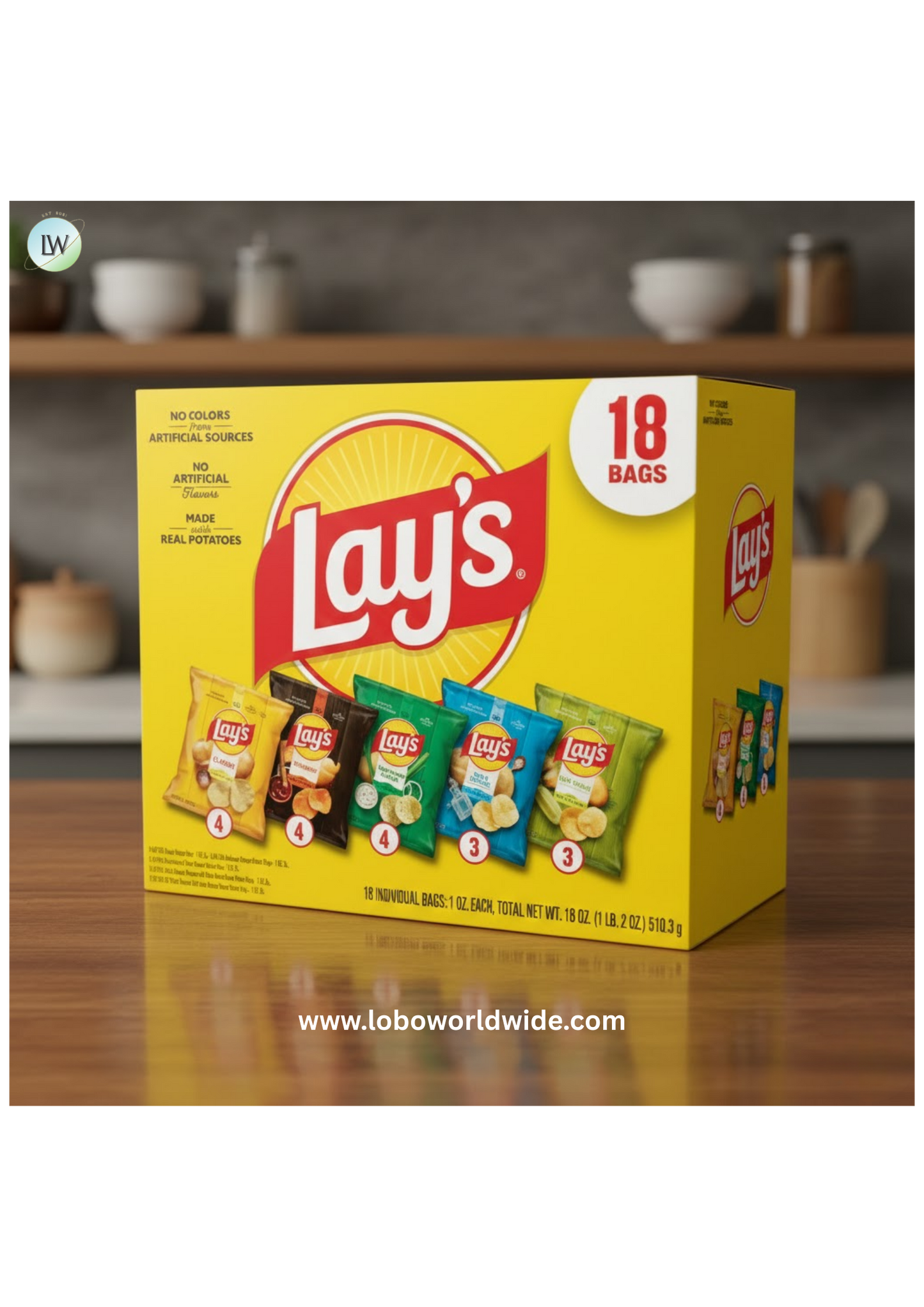 Lay's Snacks Mix Variety Pack, 1 oz, 18 Count