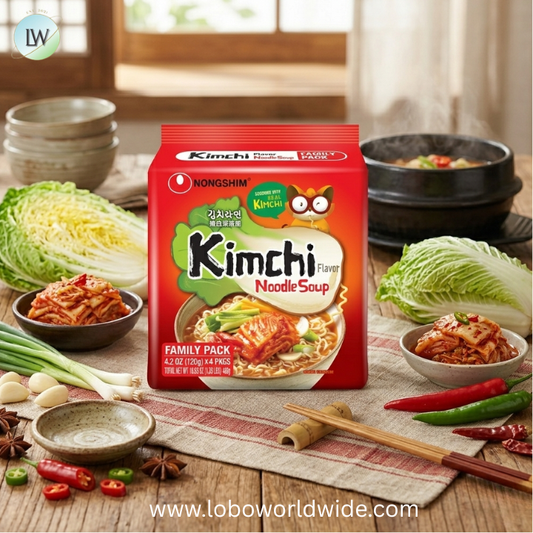 Nongshim Ramen Noodles, Gourmet Instant Ramen, Premium Microwavable Noodle Soup, Kimchi, 4.2 Ounce