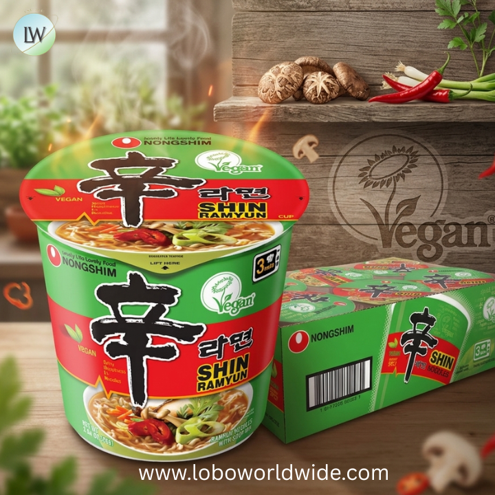 Nongshim Shin Ramyun Vegan,2.64 Ounce.