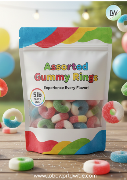Assorted Gummy Rings(Various Sizes)