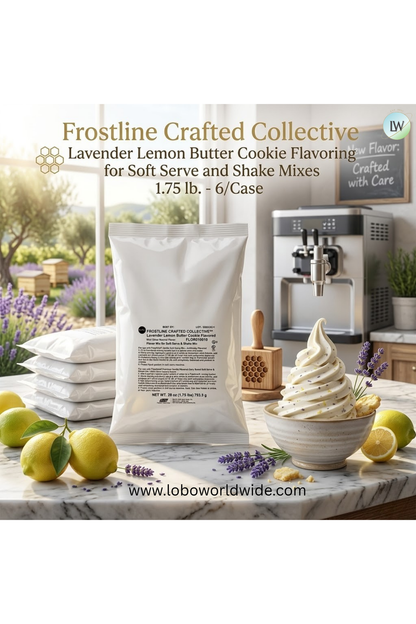 Frostline Lavender Lemon Butter Cookie Flavor, 1.75 lb. (Pack of 6)