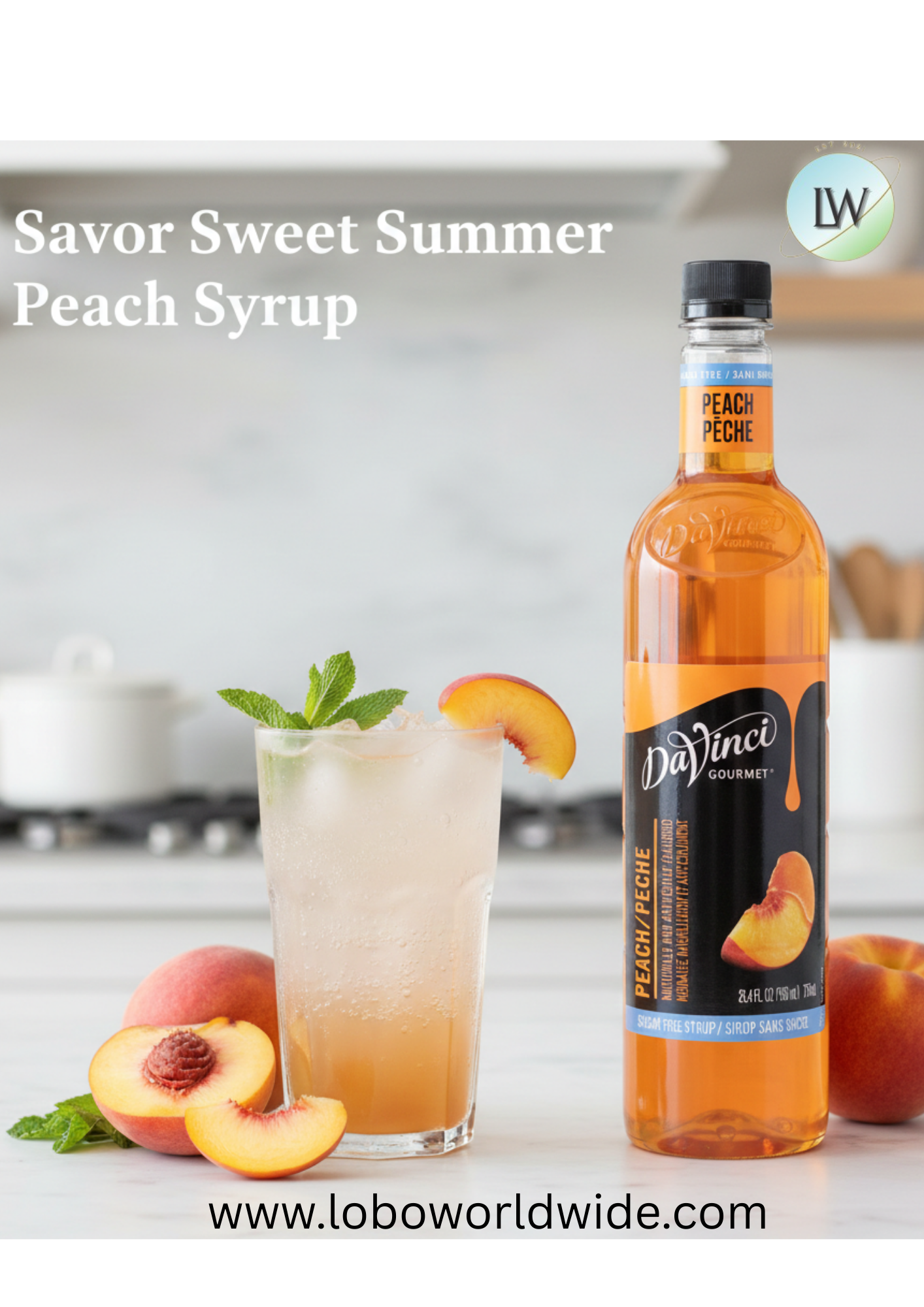 DaVinci Gourmet Sugar Free Flavoring Syrup 750 mL(Various Sizes)