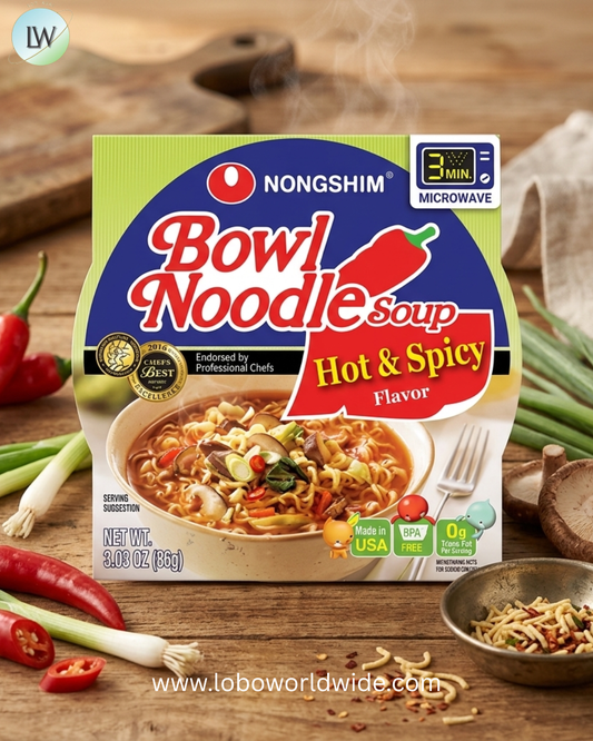 Nongshim Bowl Hot and Spicy, 3.03 Ounce -- 12 per case