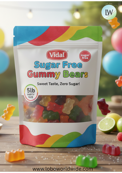 Vidal Sugar Free Gummy Bears(Various Sizes)