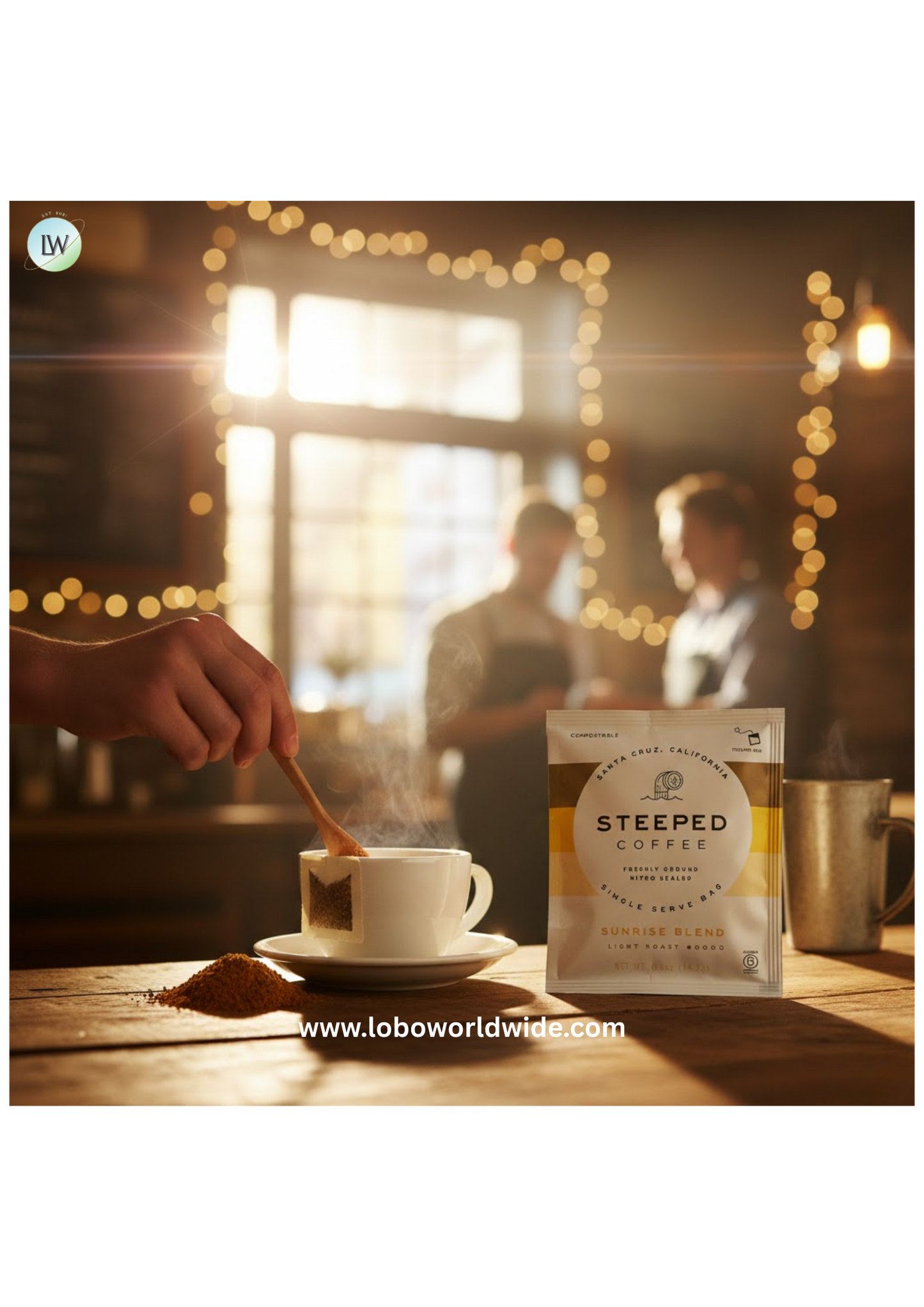 Steeped Coffee Single Serve Bag - 100/Case