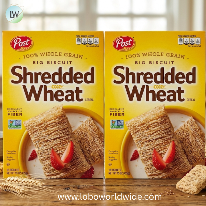 Post Shredded Wheat Big Biscuit, Whole Grain, Non-Gmo, Heart Healthy Breakfast Cereal, 15 Oz