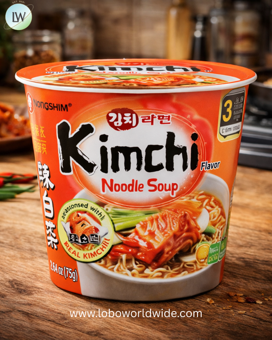Nongshim Kimchi Noodle Soup Cup, 2.64 Ounce -- 6 per case
