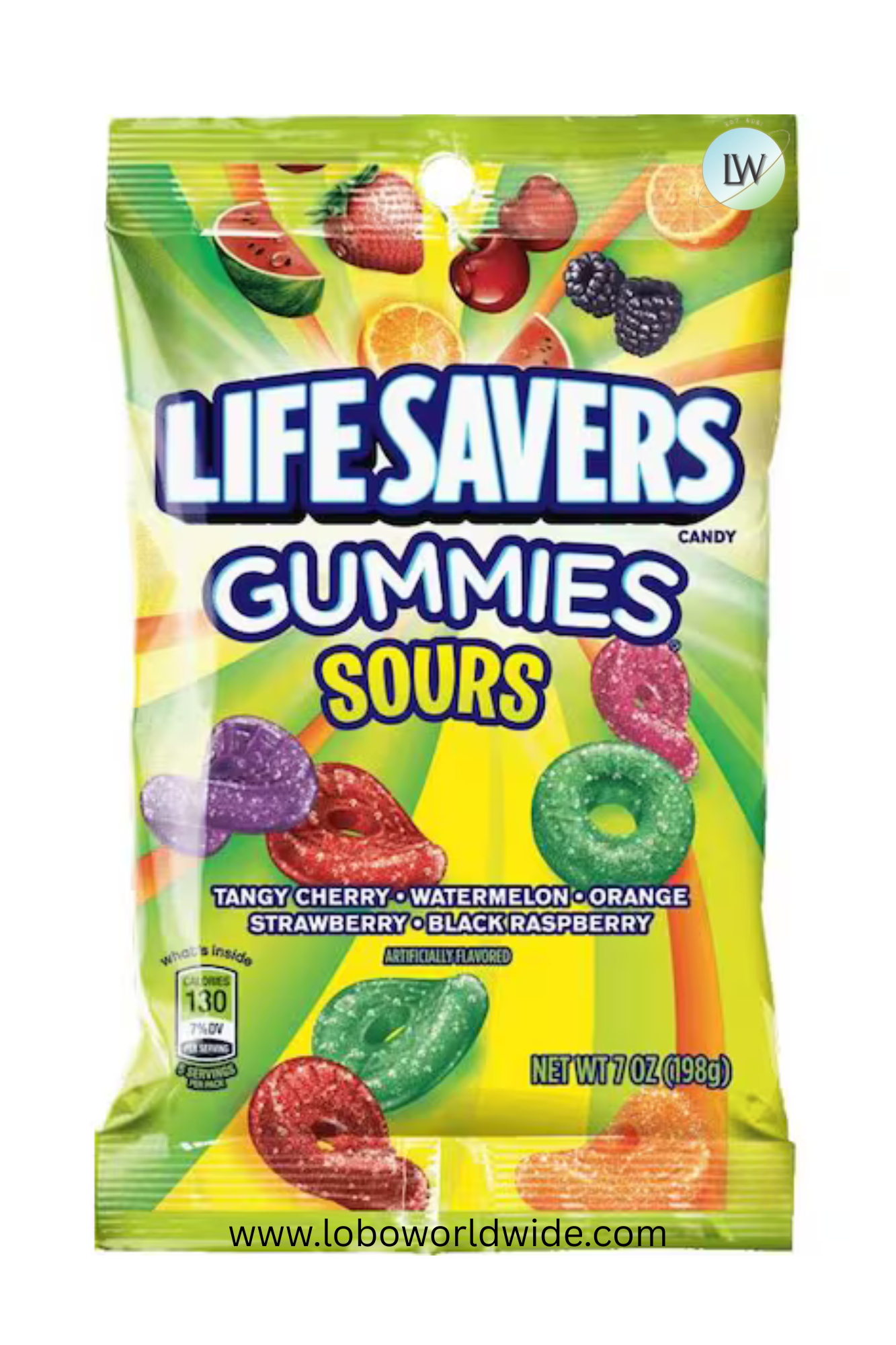 Lifesavers Gummies Candy 7 oz. (Pack of 12)(Various Flavours)