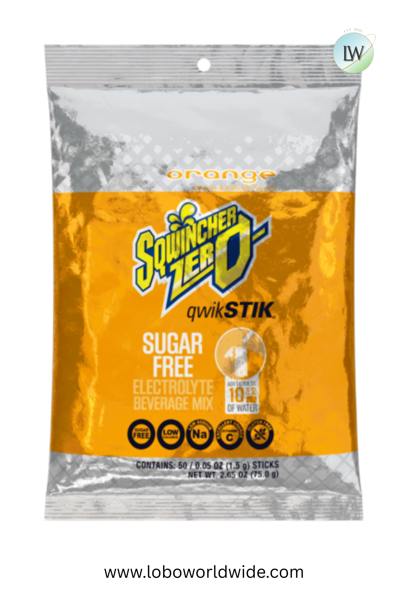 Sqwincher Qwik Stik ZERO Sugar, 0.06 oz, Pack, Yields 10 oz- 300 STICKS(Various Flavours)