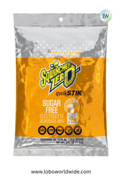 Sqwincher Qwik Stik ZERO Sugar, 0.06 oz, Pack, Yields 10 oz- 300 STICKS(Various Flavours)