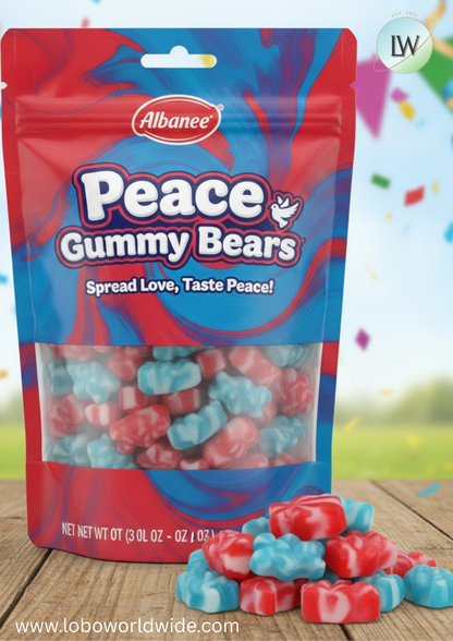 Albanese Peace Gummy Bears(Various Sizes)